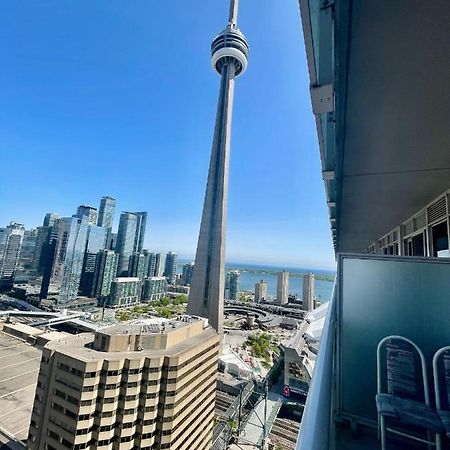 Two Br Two Ba Condo Face To Cn Tower Step To Rogers Centre Toronto Exterior foto